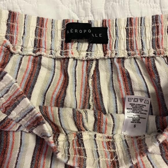 Small Aeropostale Striped Women's Shorts - Picture 2 of 3